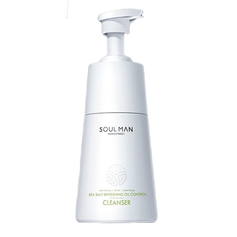 极男海盐除螨男士洗面奶