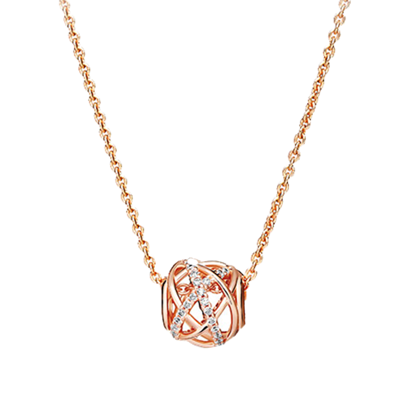 潘多拉镂空工艺项链