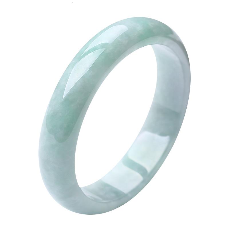 金一 浅绿色翡翠手镯