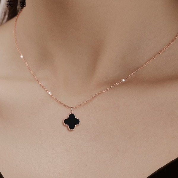 欧芙丽 四叶草银项链