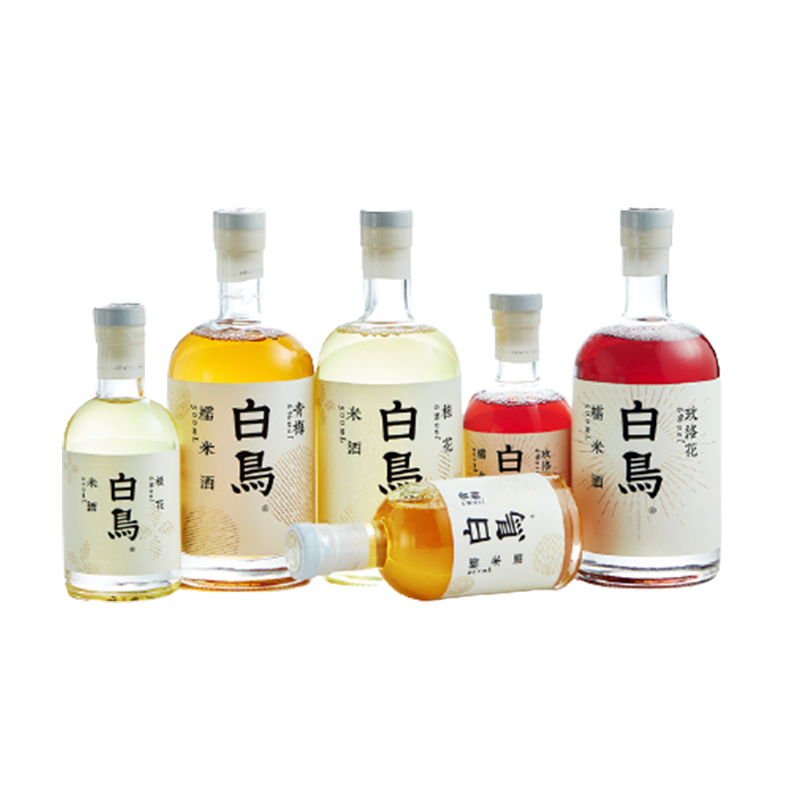 白鸟 糯米精酿花果酒