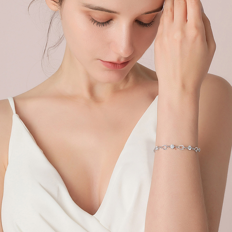 I&U 足银材质手链