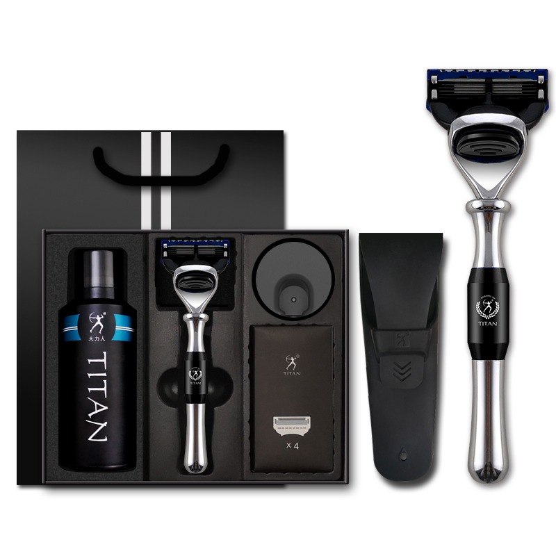 大力人五层刀片手动剃须刀