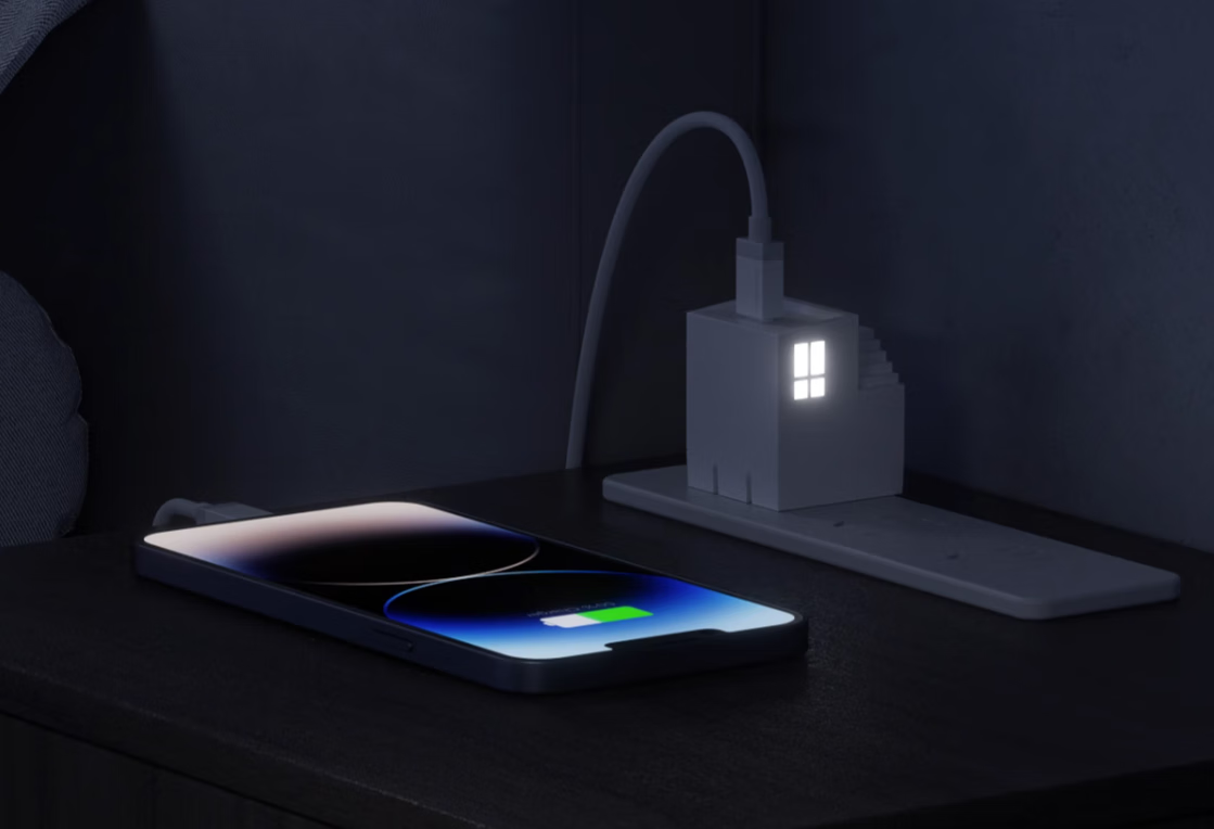 海备思iPhone 15充电器，小房子风格，适配Pro Max大功率