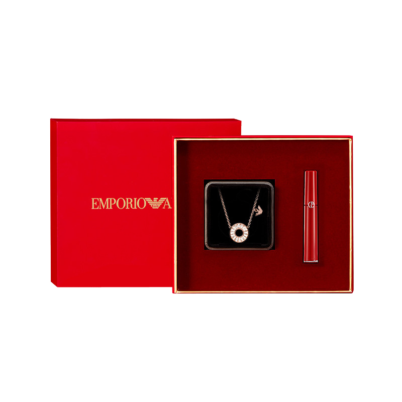 阿玛尼 个性方钻 项链