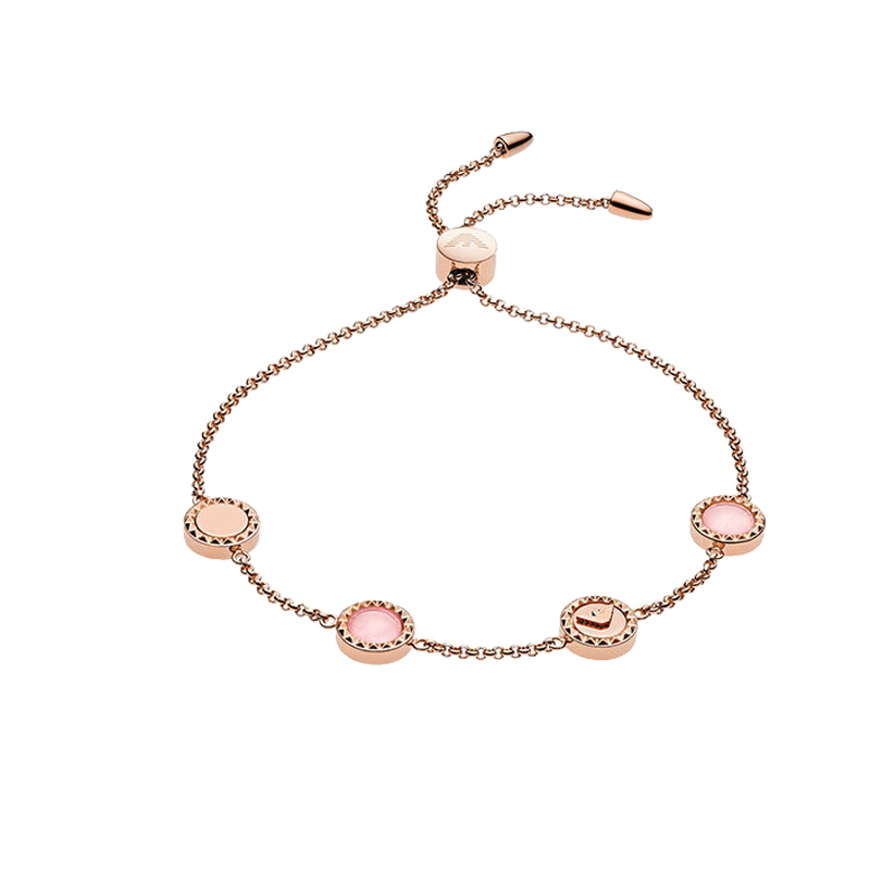 阿玛尼 玫瑰金色 手链