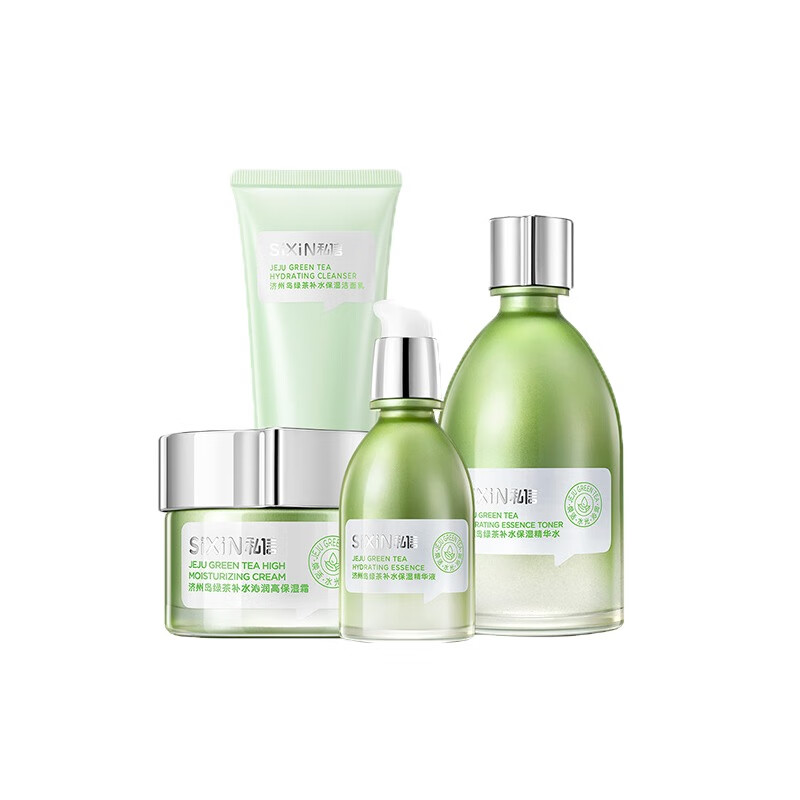 私信 济州岛绿茶补水护肤套装