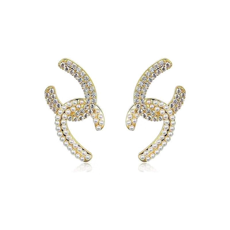 KJ 金色银针耳饰