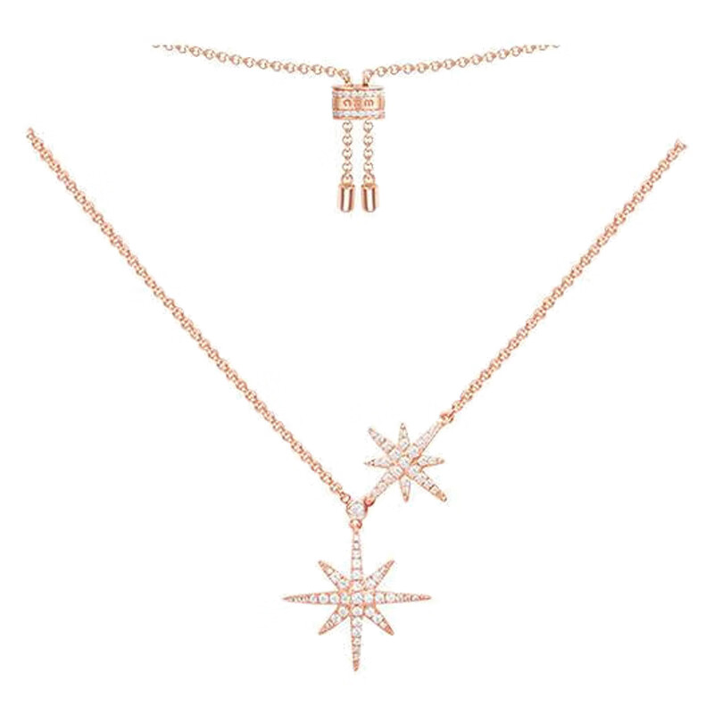 APM Monaco 粉金项链