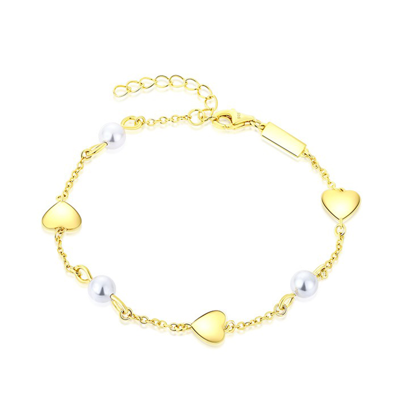 xlove 贝珠爱心手链
