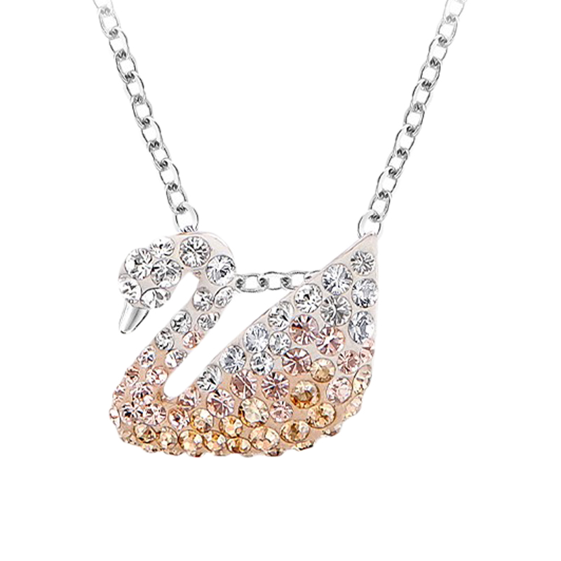 施华洛世奇 渐变小天鹅项链