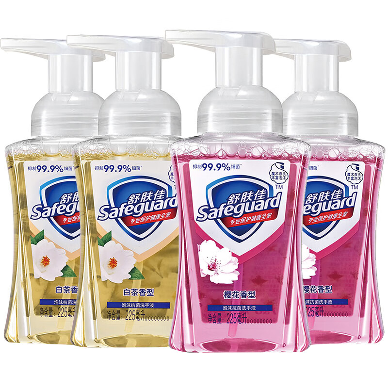 舒肤佳 樱花白茶 泡泡洗手液