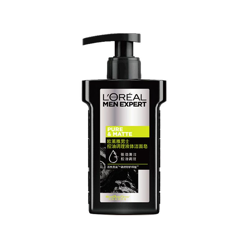 欧莱雅 控油调理男士洁面乳