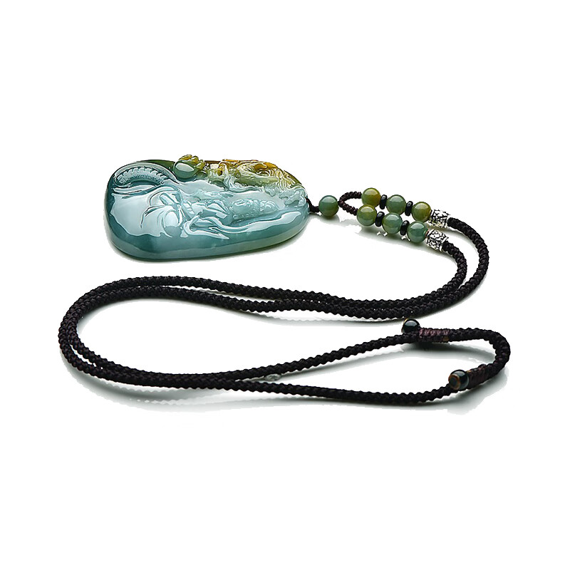 可玉可求 观音 翡翠吊坠