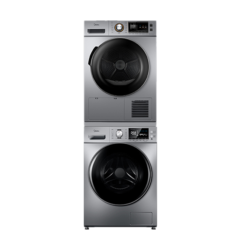 美的全自动滚筒洗烘套装