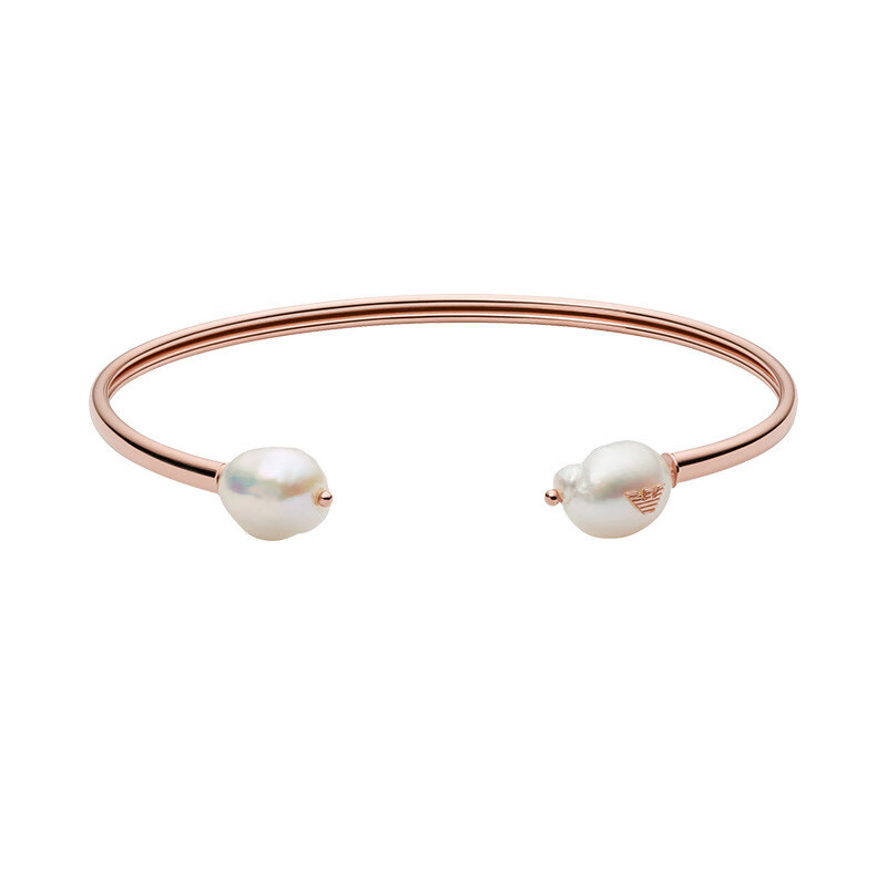 阿玛尼 玫瑰金色开口手链