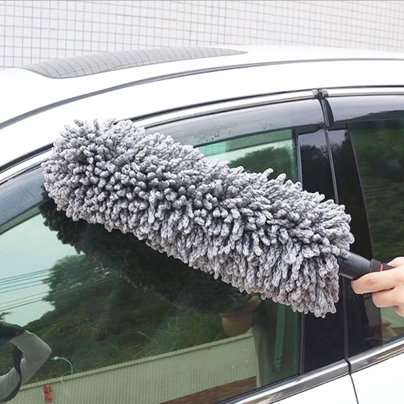 悦野 防滑纹理车用掸子