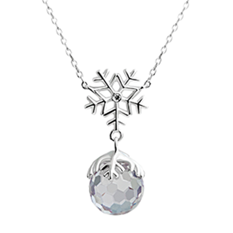 海盗船百搭雪花吊坠项链