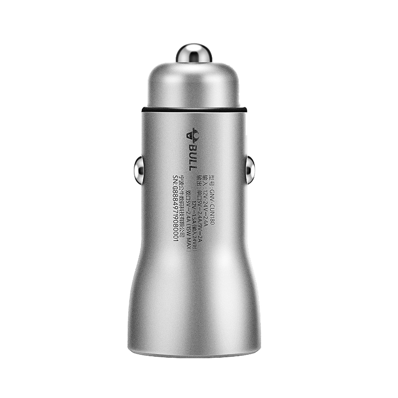 公牛 双口USB车载充电器