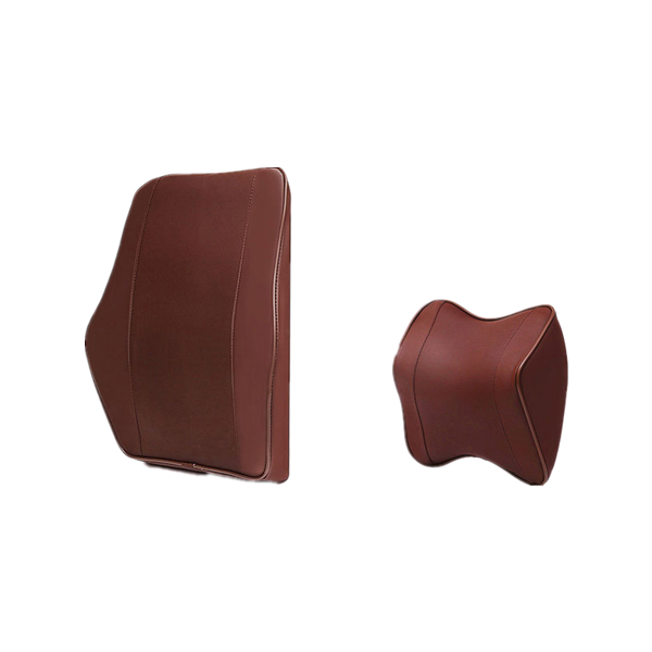 舒倚安记忆棉汽车头枕腰靠套装