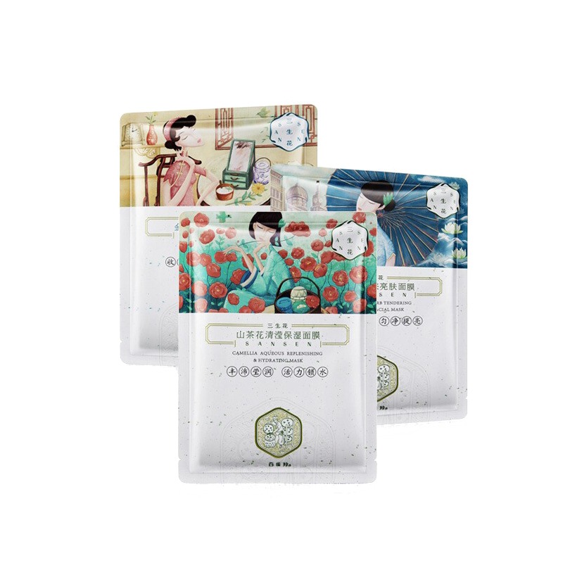 百雀羚 三生花 面膜