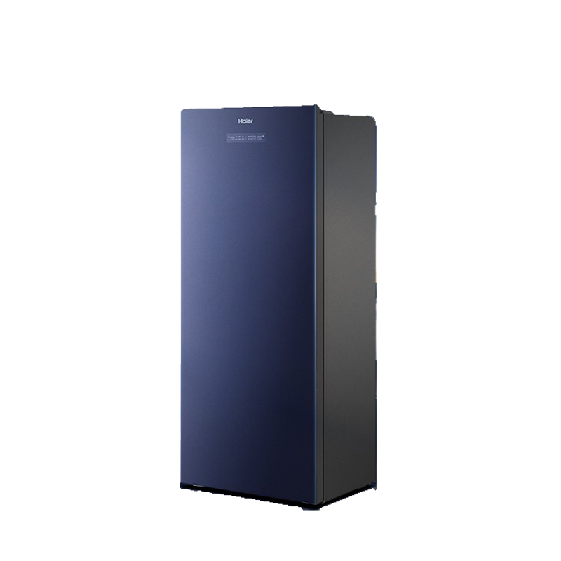 海尔 简约晶釉蓝冰柜