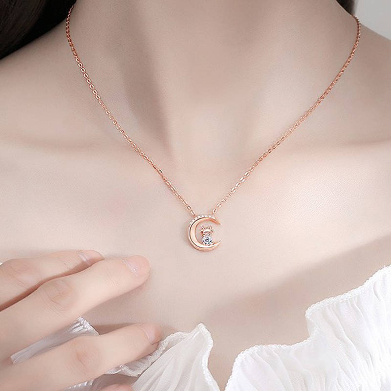 圣雅罗 星月小金虎 项链