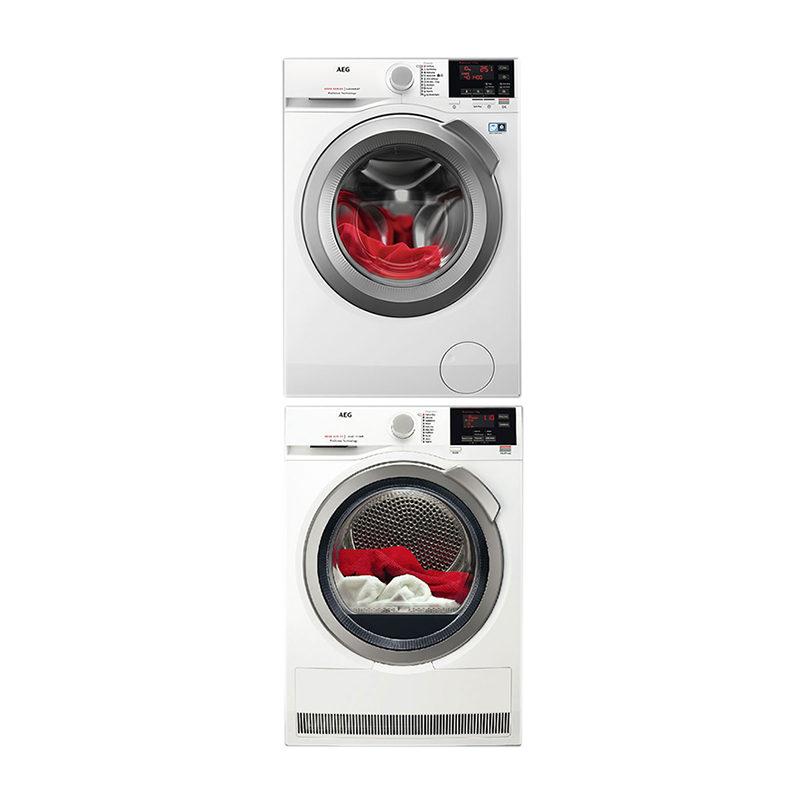AEG 大容量全自动洗烘套装