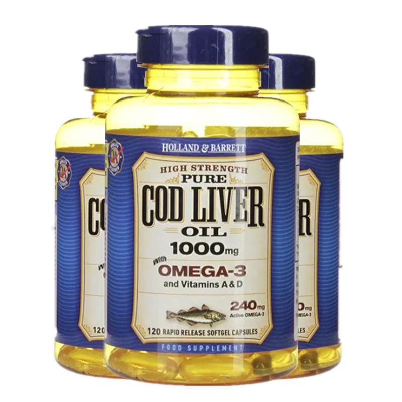 荷柏瑞 英国进口 鳕鱼肝油胶囊