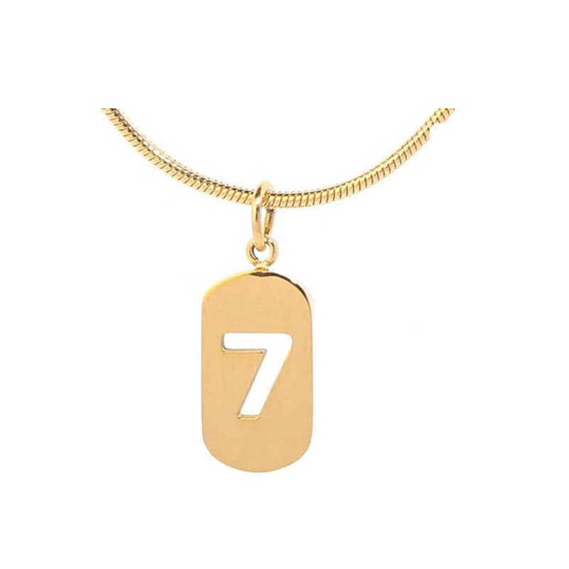 歌珀莱 数字7设计项链