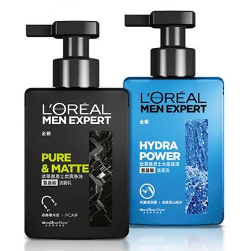 欧莱雅全新去油男士洗面奶