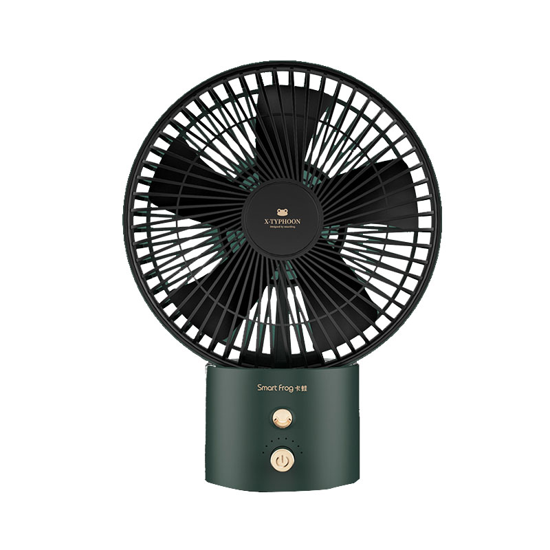 卡蛙 充插两用电风扇