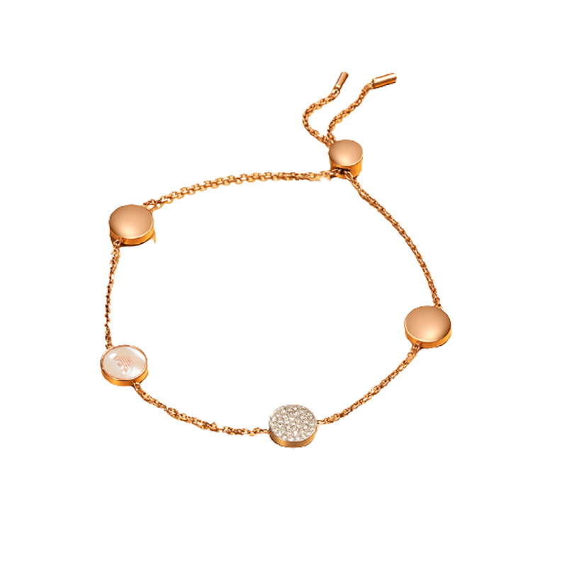 阿玛尼 母贝圆饰手链