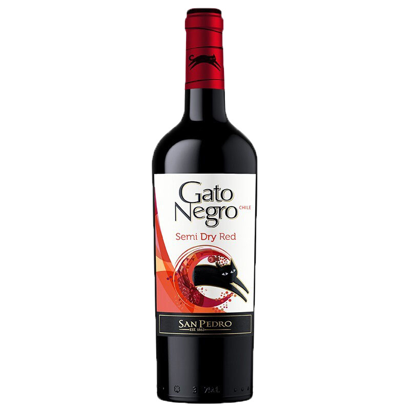 猫 半甜红葡萄酒