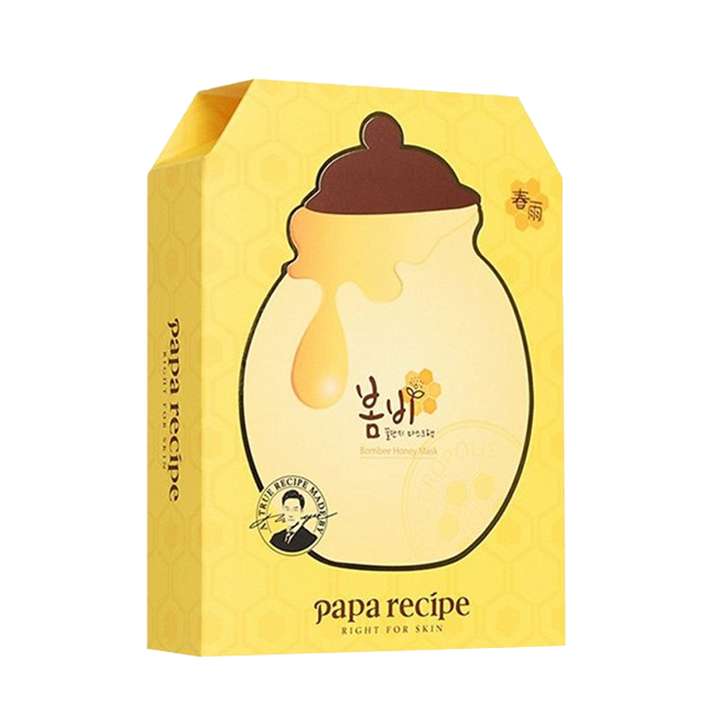 春雨 黄色经典蜂蜜补水面膜