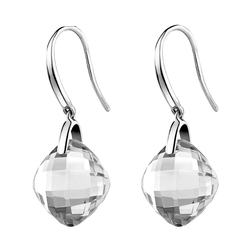 JOLEE 天然白水晶 耳环