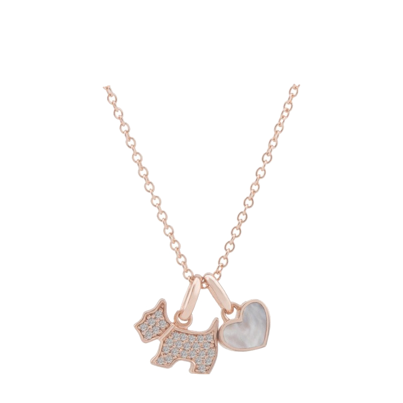 AGATHA爱心小狗项链