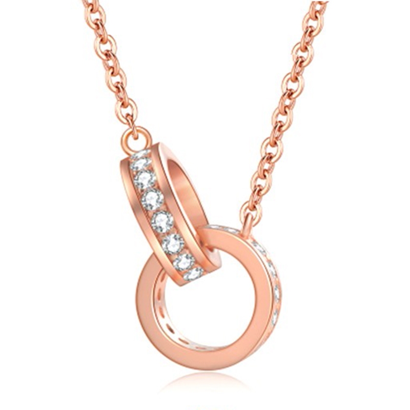 KJ 环环相扣项链