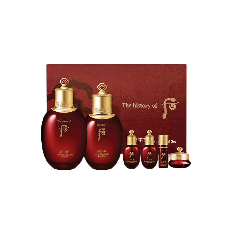 后 红华凝香水乳护肤套装
