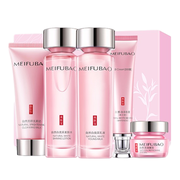 美肤宝 自然白炫彩护肤套装