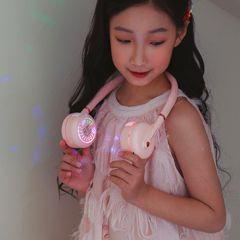 梧桐虞 大容量电池 挂脖风扇