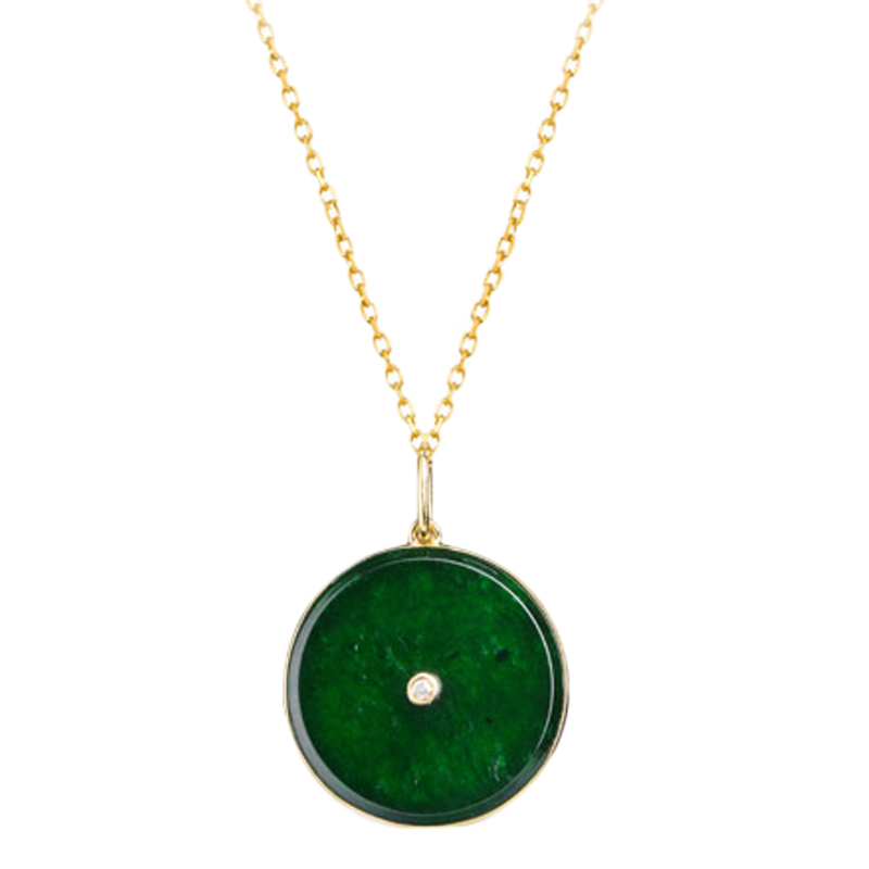 玉和祥 平安扣缅甸翡翠吊坠