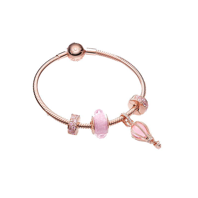 潘多拉热气球银质手链