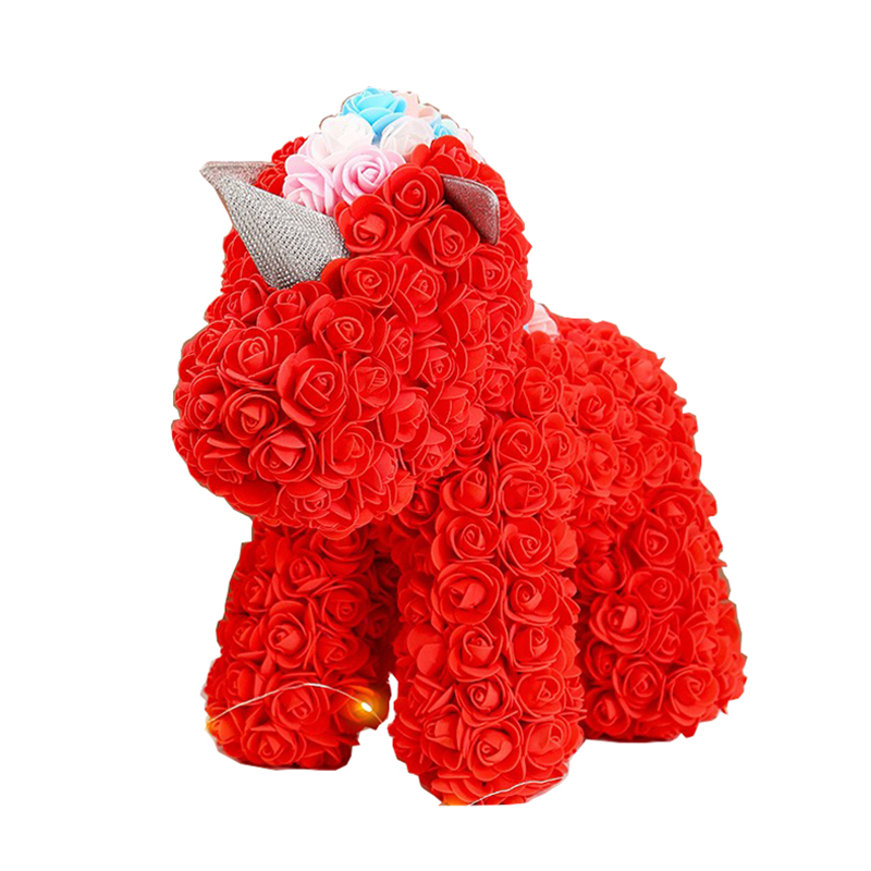 梦多福 梦幻玫瑰花独角兽