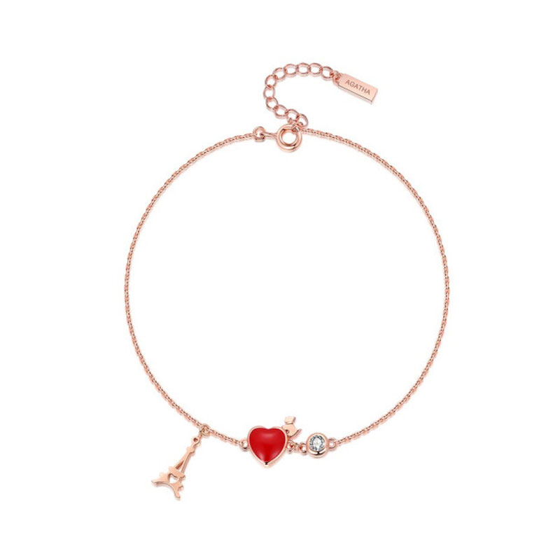 瑷嘉莎 巴黎之心 手链