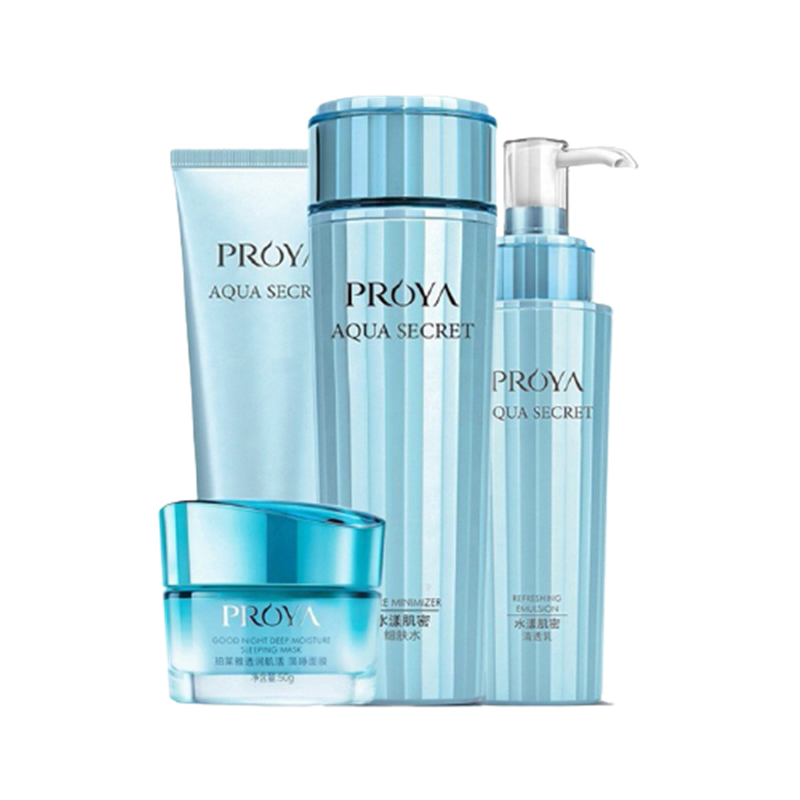 珀莱雅 水漾肌密洁水乳套装