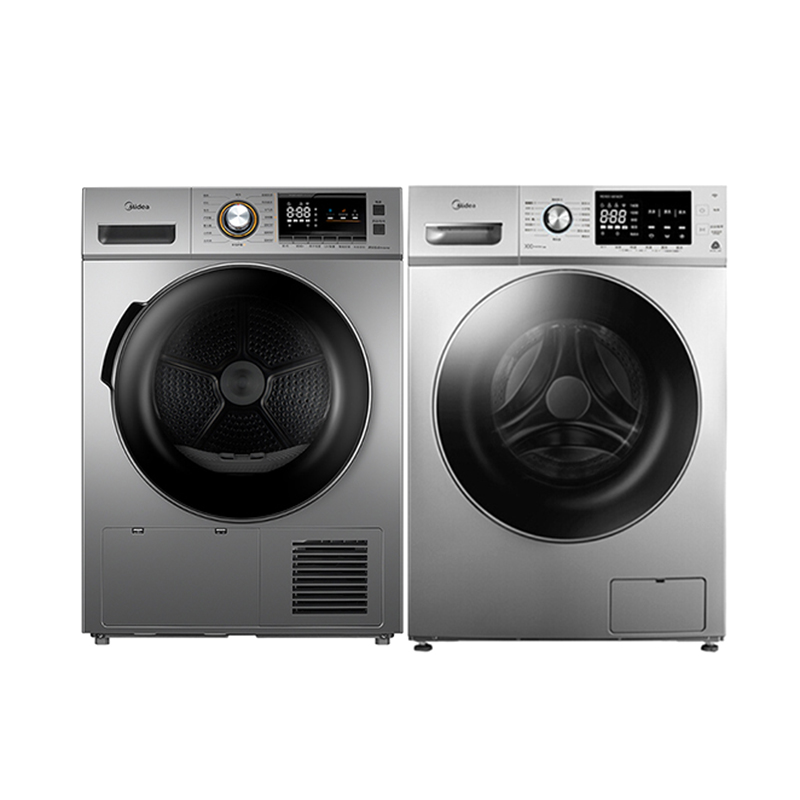 美的高效过滤滚筒洗烘套装