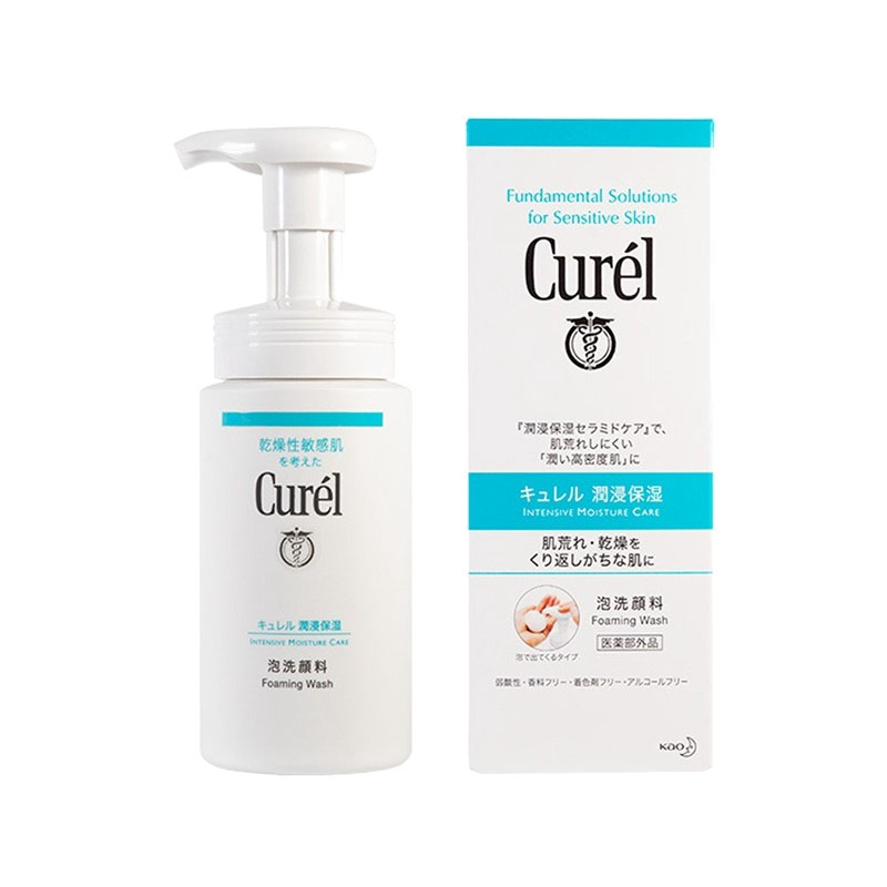 珂润 保湿补水洗面奶