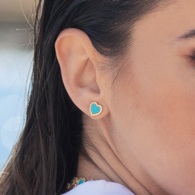 APMM 爱心简约耳饰