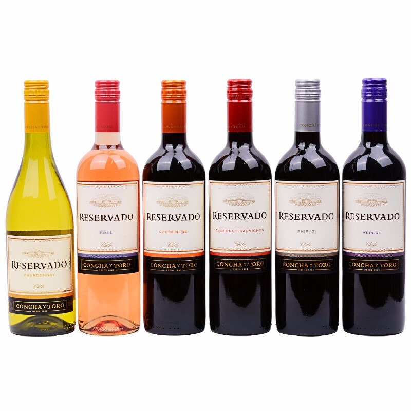 干露 多种口味葡萄酒